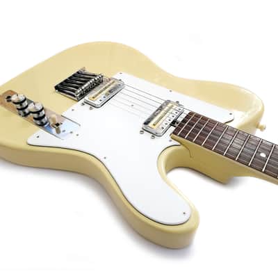 Hofner 175 II Tele e-guitar from 1972 in aged white (Restored, Vintage, Höfner) image 7