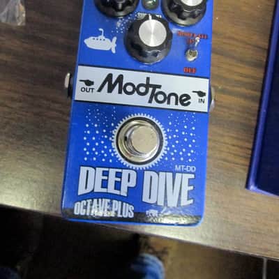 Modtone Deep Dive Octave Plus Guitar effects pedal mod tone blue image 2