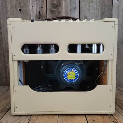 Victoria Regal II - Blond Tolex 2008 15" hand wired tube amp image 5