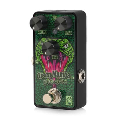 Caline G002 Green Mamba Overdrive Pedal True bypass,Price include the import duty to US buyer