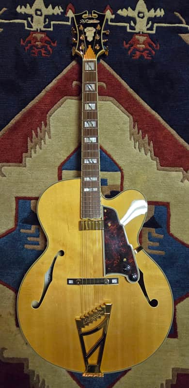D'Angelico Excel EXL-1 Hollow Body Archtop with Rosewood Fretboard 2018 - Natural-Clear image 1
