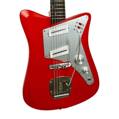 UMA Guitars Jetson 2 Tangerine finish, NEW (Authorized Dealer) image 3