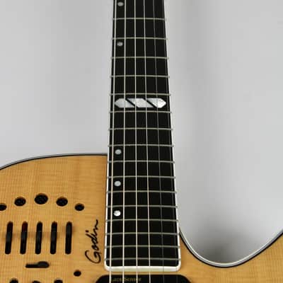 Godin Multiac Steel HG prototype (lace sensor)- Natural 2020 w/Gig Bag image 7