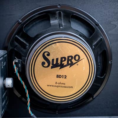2016 Supro Black Magick 1695T 1x12 Tube Combo Amp w/ Dr Z Brake Lite Attenuator, Ftsw image 10