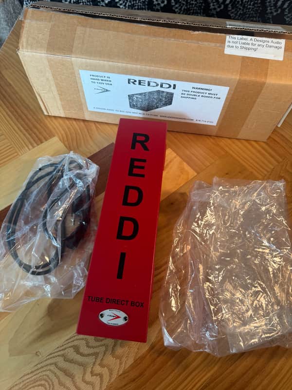 A-Designs Audio REDDI Tube Direct Box 2010s - Red image 1