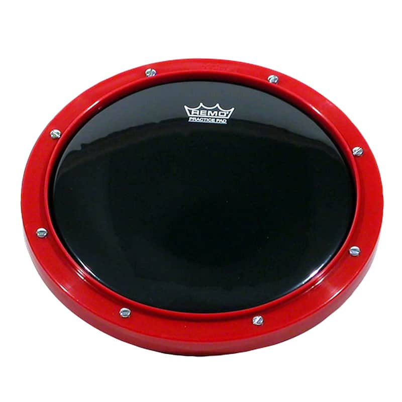 Remo #RT-0008-58 - Tunable Practice Pad, 8", Red/Black image 1