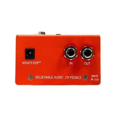 29 Pedals JFET Boost Effect Pedal, Russo Music Exclusive Highlighter Orange image 2