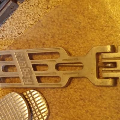 Rogers 2 VINTAGE Swivomatic BASS DRUM PEDAL Footboard Split Heel 60s 70s NO TARIFFS image 10