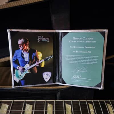 Gibson Custom Shop Les Paul Joe Bonamassa «Bonabyrd» Limited Edition Signed - Pelham Blue image 3