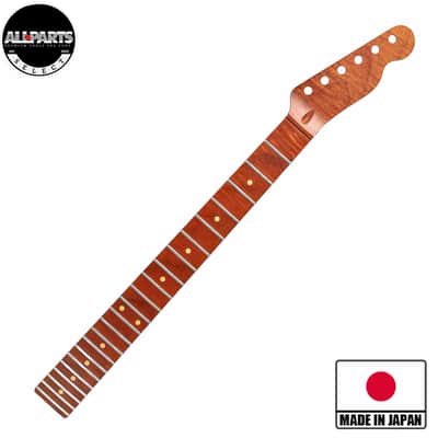 Allparts TMTF-22-RF Select Ultra Mod Replacement Tele Neck AAA+ Roasted Flame Maple - Licensed by Fender image 1