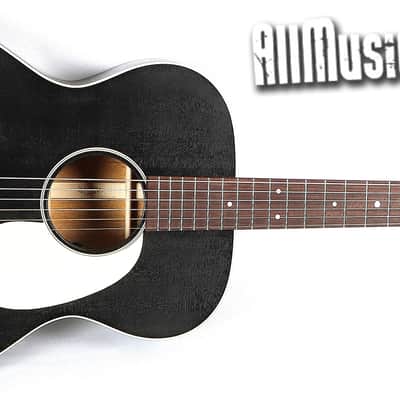 Martin 000-17E Black Smoke 14-Fret Acoustic Electric Guitar w/ Soft Case image 2