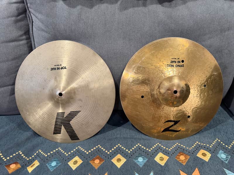 Zildjian K/Z Combo Hi Hat Pair image 1