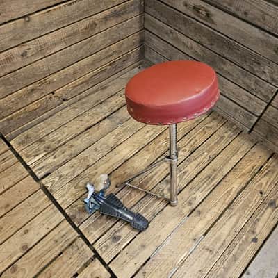 Premier Vintage Drum Stool And 250 Bass Drum Pedal USED! RKSPD280326 image 3