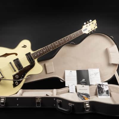 2018 Duesenberg Fullerton CC - Vintage White | German Semi-Hollow Thinline Tremolo P90 Pickup PLEK | CoA OHSC image 2