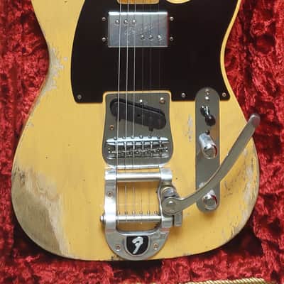 FENDER Cunife Blackguard Telecaster Heavy Relic MN Aged Butterscotch Blonde - Factory Bigsby image 1