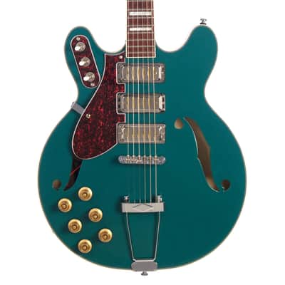 Airline Guitars H77 Vintage Teal Left Handed Bild 1