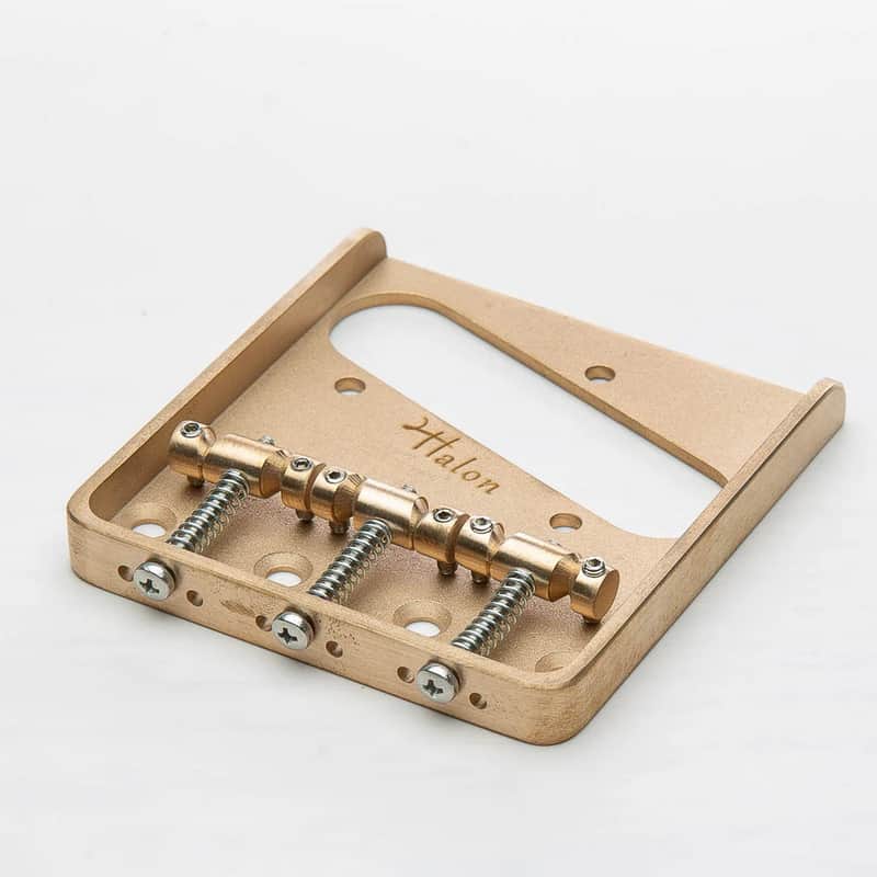 Halon Full Phosphor Bronze Tele Ashtray Bridge P/B Satin image 1