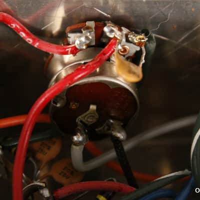 Valco/Supro Res-O-Glass BLACK w/Valco S6416T tube amplifier 8" Jesnsen 1966 image 23