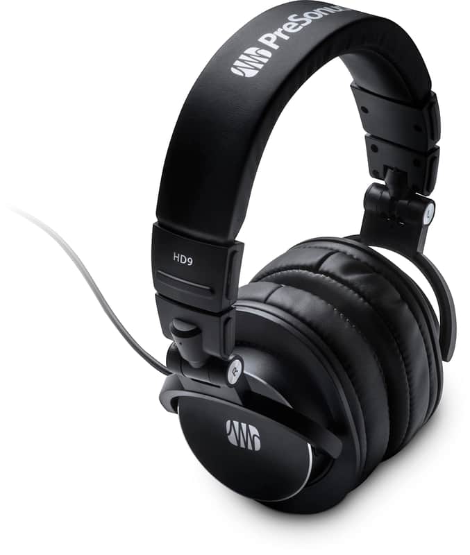 PreSonus HD9 Professional Closed-Back Over Ear Monitoring Headphones image 1