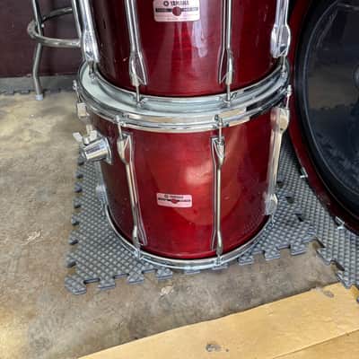 Yamaha 1984 Recording Custom Cherry Drum Set image 5