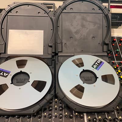 ATR Master Tape 1/2" 2500' 10.5" mastering analog tape two reels image 1