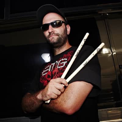 Vater RARE, Collectable 5B Matt Byrne & Hatebreed logo drum stick 2017 - Hickory image 7