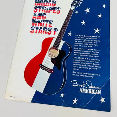 Buck Owens American Guitar Flyer 1970 image 2