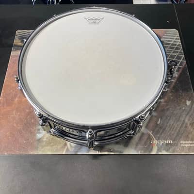 Rogers SuperTen 5x14" 10-Lug Steel Snare Drum 1973 - 1974 - Chrome image 2