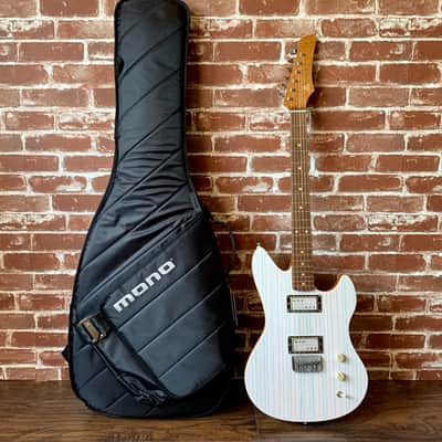 Prisma Accardo  2020 Tinted White/ Natural AAA Roasted Flame Maple Neck *7lbs 7.6oz* (Authorized Dealer) image 13