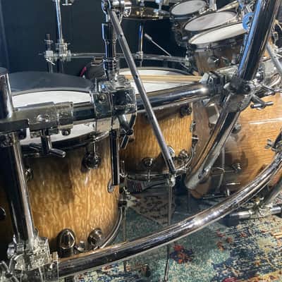 Tris Imboden's, Chicago, DW / Paiste / Gibraltar -Exotic Series – 40th Anniversary Special Edition Complete Drum Set 2012 -Tamo Ash image 13