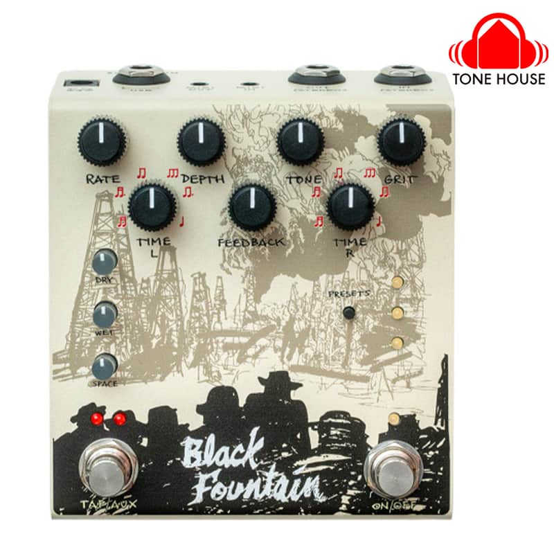 Old Blood Noise Endeavors Black Fountain Stereo Delay (Cream) – New image 1