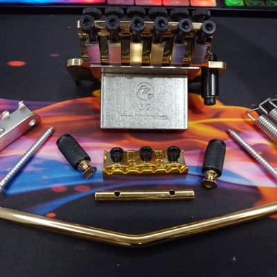 Floyd Rose Original Style Tremolo System FRT - 1000 Gold | Locking Nut Included | DHL Express Delivery Included | image 13
