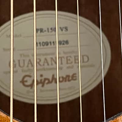 Epiphone PR-150 VS - Glossy image 4