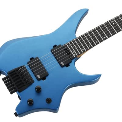 HILS NEXT Series Headless Guitar - Electric Blue image 2