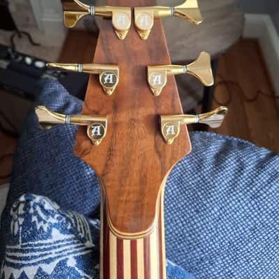 Alembic Europa 6-String Bass 1992 - Walnut Top image 6
