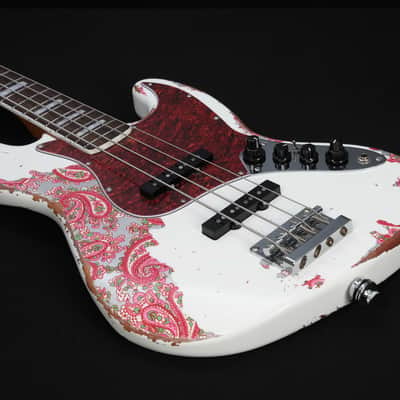 Dhatarattha DEB4 Jazz Bass 4 string - PAISLEY RELIC(Factory Mint Promotional Unit) image 5