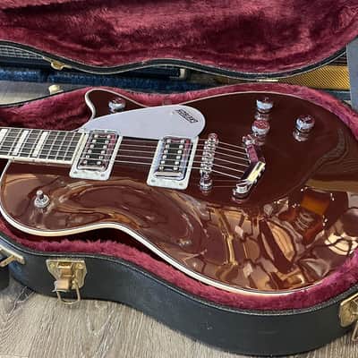 Gretsch G5220 BT BroadTron Jet in Dark Cherry Metallic w/ Case image 15
