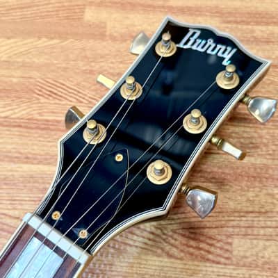 🔥2015🔥 Burny SRLC-55 Black Les Paul Custom~ Gold Hardware~ Japanese Import! image 13
