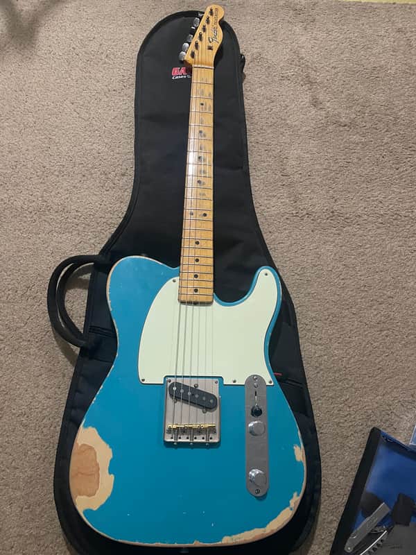 1968 Fender Telecaster Maple Cap Taos Turquoise image 1