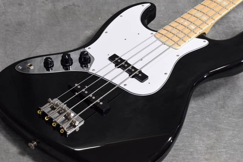 Fender Japan Jazz Bass JB75 Left Hand Black image 1