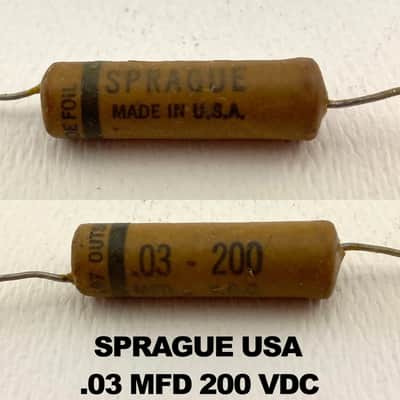 Vintage Sprague Sun Cornell Dubelier Wax Capacitors '50s Lot of 12 image 7