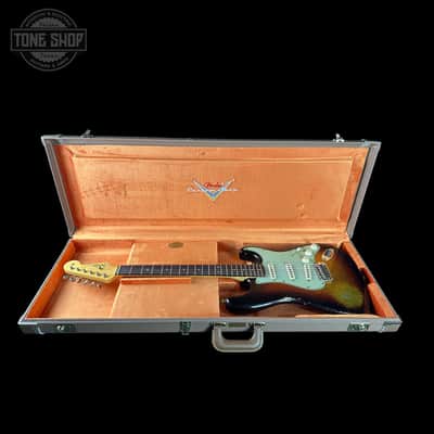 Fender Custom Shop 1963 Stratocaster Relic 3 Tone Sunburst Sparkle w/case TSLTD4OF10 image 14