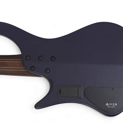 Ibanez EHB1505MS Headless 5 String Bass Pacific Blue Burst Flat B-Stock image 5