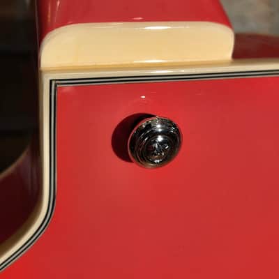 D'Angelico Premier SS Semi-Hollow Single Cutaway Stairstep Tailpiece, Ovangkol Fretboard Fiesta Red w/ Original Gig Bag image 19