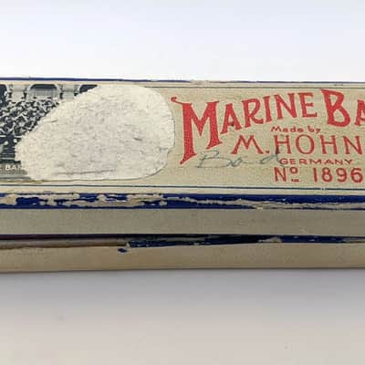 M. Hohner Marine Band A440 1896 Classic Harmonica - Key of G image 2