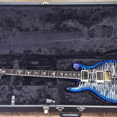 PRS ( Mint) Santana Retro (One Piece Top) Quilted Maple 10-top 2022 - Charcoal Blue image 21