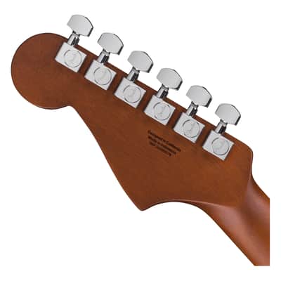 Used Fender Acoustasonic Jazzmaster Acoustic-Electric Guitar - Honey Burst image 5