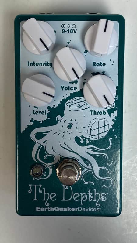EarthQuaker Devices The Depths Analog Optical Vibe Machine Guitar Effects Pedal image 1