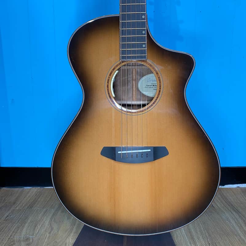 Breedlove Limited Edition Walnut/Port Orford Cedar Concert Acoustic Electric 2020 Walnut Burst image 1