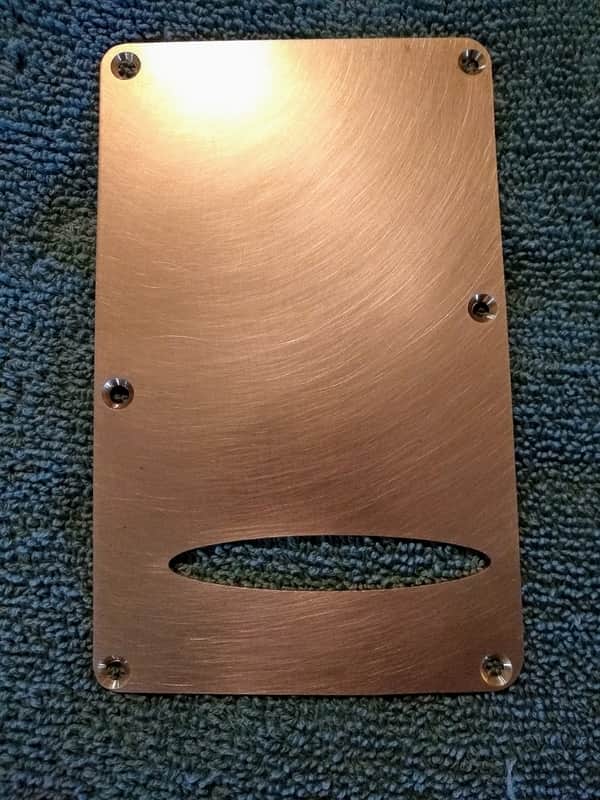 Fender Stratocaster Brass Backplate/Sustainer -satin image 1
